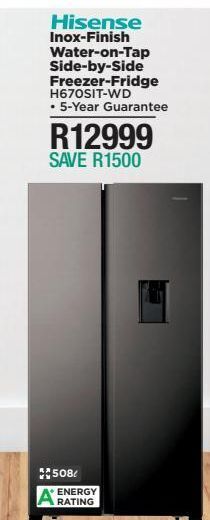 House & Home Freezer hisense 508l offer