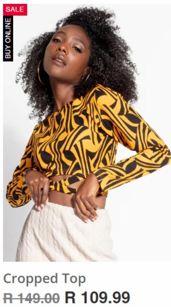 Rage Cropped top offer