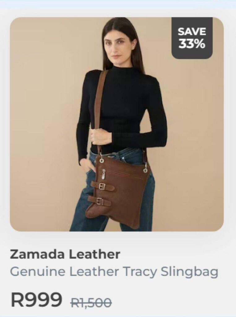 OneDayOnly Genuine leather tracy slingbag offer