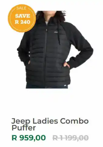 Outdoor Warehouse Jeep ladies combo puffer offer