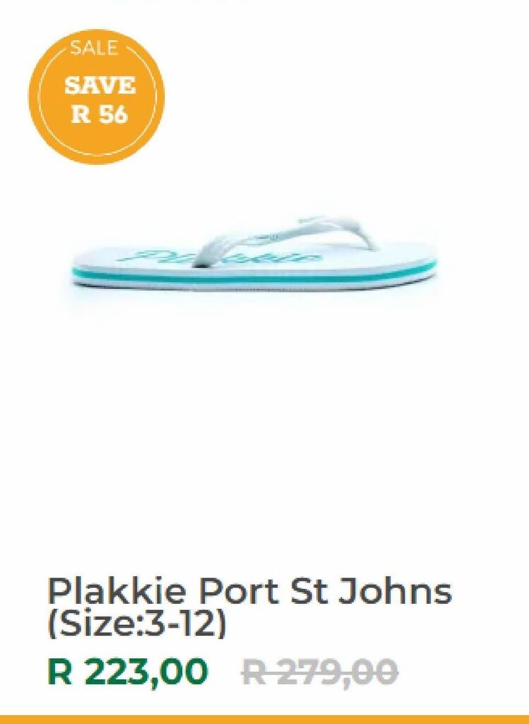 Flip flops offer at Outdoor Warehouse