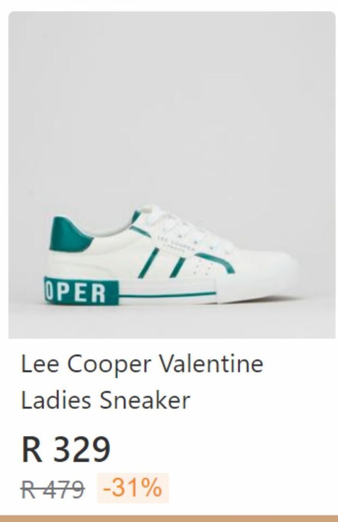 Zando Sneaker offer