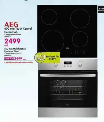 Makro AEG 600mm Touch Control Ceran Hob offer