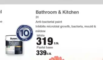 Duram Bathroom & Kitchen White 2.5L