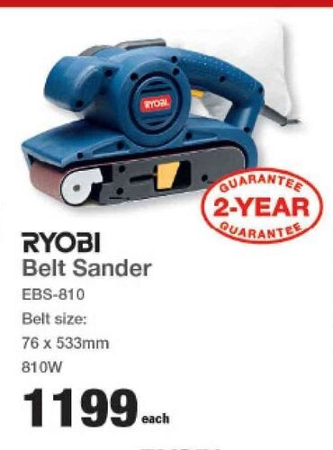 Ryobi Belt Sander offer at Mica