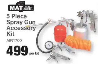 Mat Air 5 Piece Spray Gun Accessory Kit