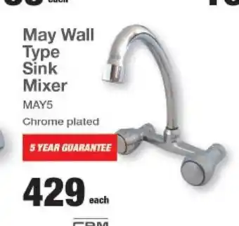 Mica May Wall Tyoe Sink Mixer - MAY5 offer