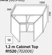 Builders Warehouse Home & kitchen 1.2m cabinet top (wall units) offer