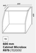 Builders Warehouse Home & kitchen 600mm cabinet microbox (tall units) offer