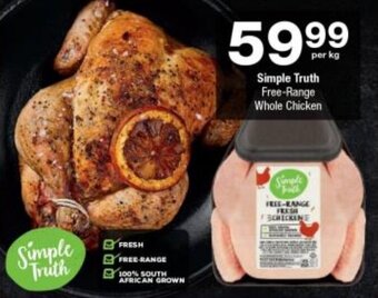 Checkers Simple Truth Free-Range Whole Chicken offer