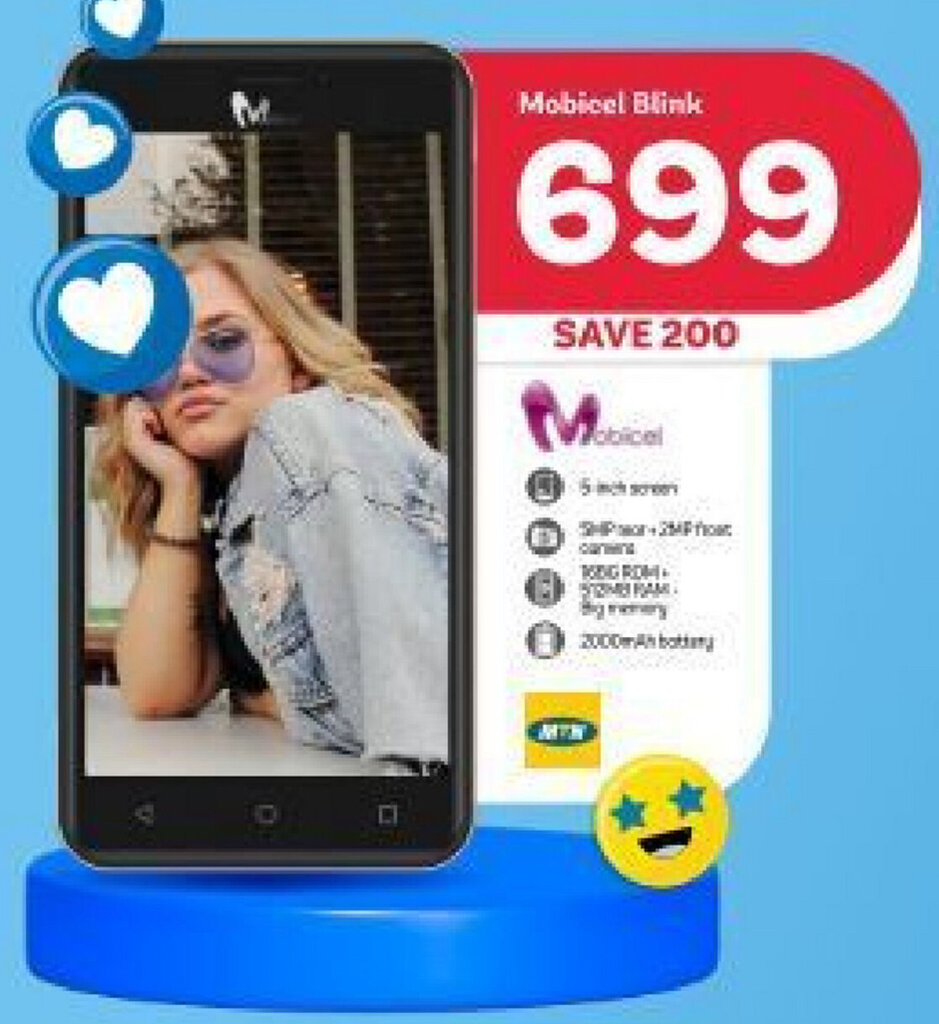 Mobicel Blink offer at PEP