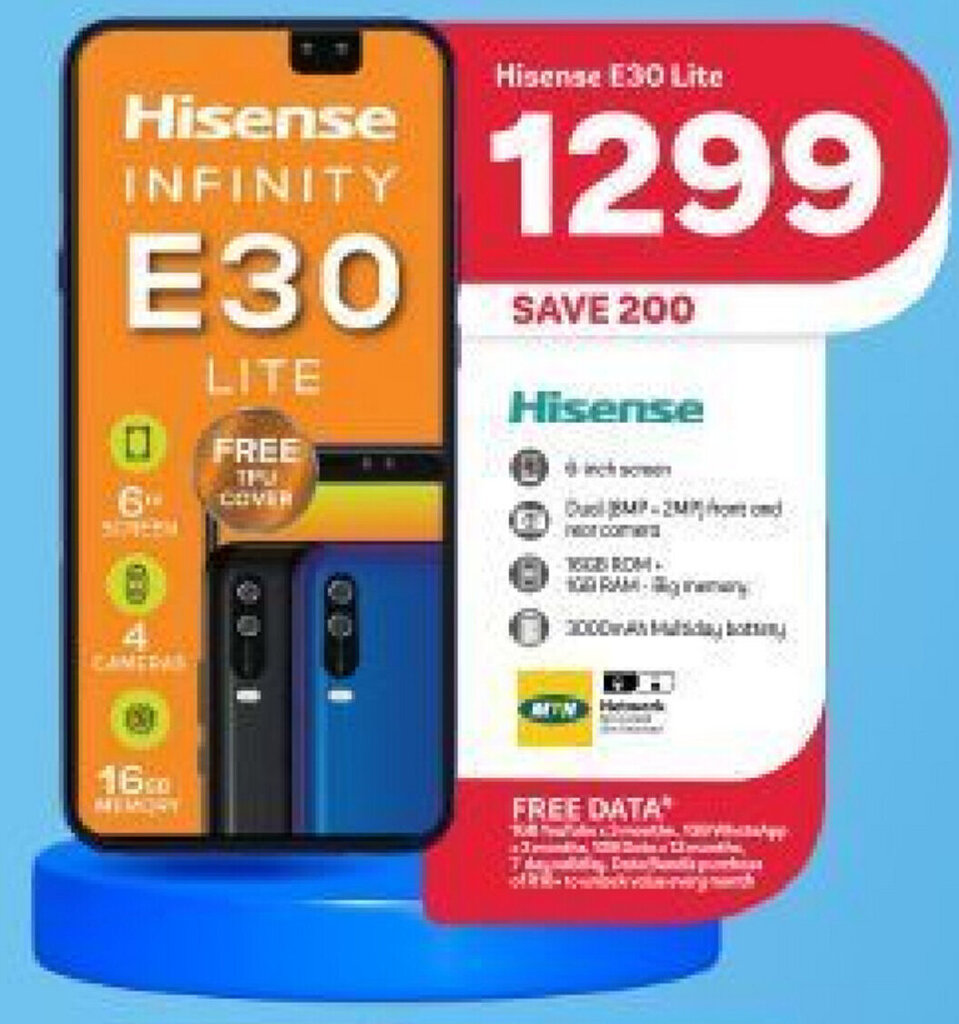 Hisense E30 Lite offer at PEP