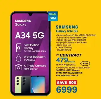Incredible Connection Smartphones samsung galaxy a34 5g offer
