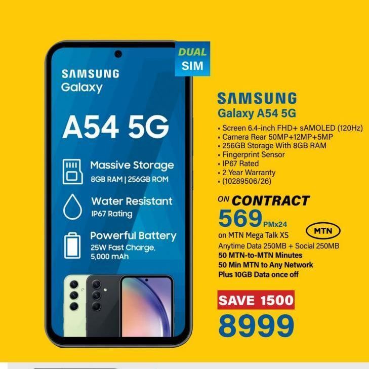 Incredible Connection Samsung galaxy a54 5g offer