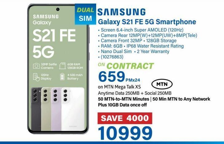 Incredible Connection Samsung galaxy s21 fe  5g smartphone offer