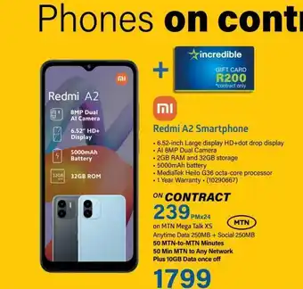 Incredible Connection Smartphones xiaomi a2 offer