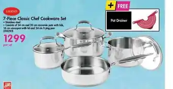 Makro 7-Piece Classic Chef Cookware Set offer