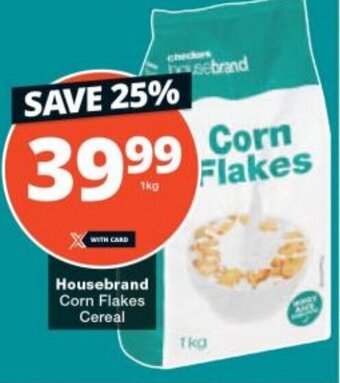 Checkers Housebrand Corn Flakes Cereal offer