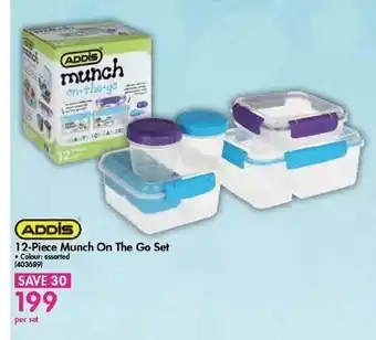 Makro ADDIS 12-Piece Munch on The Go Set offer
