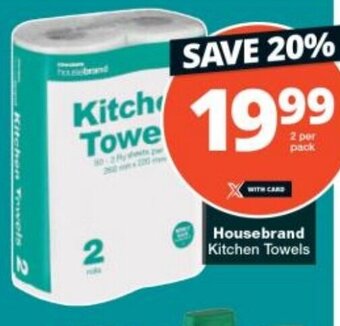 Checkers Housebrand Kitchen Towels offer