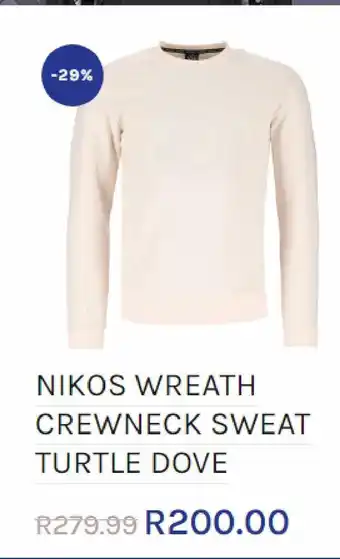 Skipper Bar Nikos wreath crewneck sweat turtle dove offer