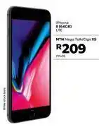 MTN Apple iphone 8 64gb lte-on mtn mega talk/gigs xs offer