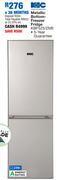 OK Furniture Kic 239l metallic bottom freezer fridge kbf525/2me offer