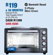 OK Furniture Bennett read 30l 2 plate mini oven offer