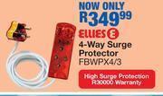 OK Furniture Ellies 4 way surge protector fbwpx4/3 offer