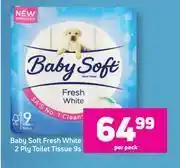 Game Baby soft fresh white 2 ply toilet tissue-9s per pack offer