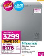 Game Hisense 198l chest freezer h245c offer