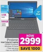 Game Proline intel celeron laptop offer