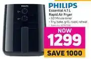 Game Philips essential 4.1l rapid air fryer offer