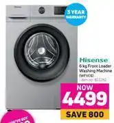 Game Hisense 6kg front loader washing machine wfvc6 offer