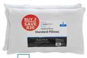 Game Mainstays 2 pack hollow fibre pillows offer