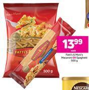Game Fatti's & moni's macaroni or spaghetti-500g each offer