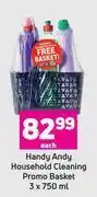 Game Handy andy household cleaning promo basket-3 x 750ml each offer