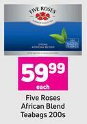 Game Five roses african blend teabags-200s each offer