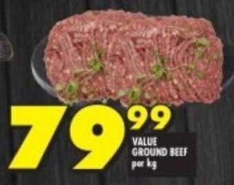 Shoprite Value Ground Beef per kg offer