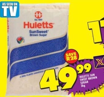 Shoprite HULETTS SUN SWEET BROWN SUGAR 3kg offer