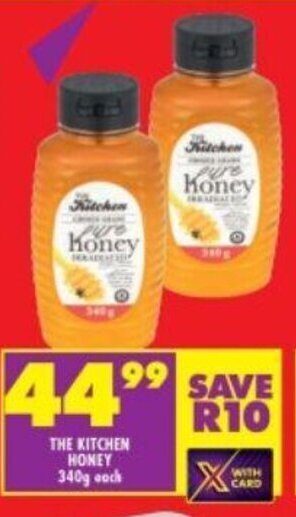 Shoprite THE KITCHEN HONEY 340g each offer
