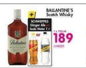 Ballantine's Scotch Whiskey