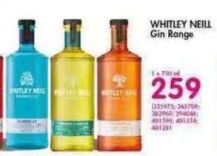 Makro Whitley Neill Gin Range offer