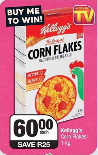 Spar Kellogg's Corn Flakes 1 kg offer