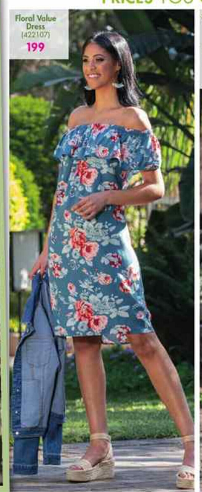 Floral Value Dress 422107 offer at Makro