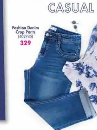 Makro Fashion Denim Crop Pants - 402945 offer