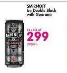 Makro Smirnoff Ice Double Black with Gruarana offer