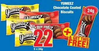Boxer YUMEEZ Chocolate Coated Biscuits offer