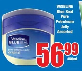 Boxer VASELINE Blue Seal Pure Petroleum Jelly Assorted offer