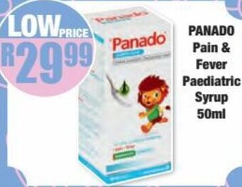 Boxer PANADO Pain & Fever Paediatric Syrup 50ml offer
